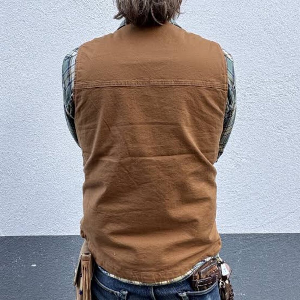 Carhartt Montana Vest Brown Duck Canvas NWT - Picture 2 of 6